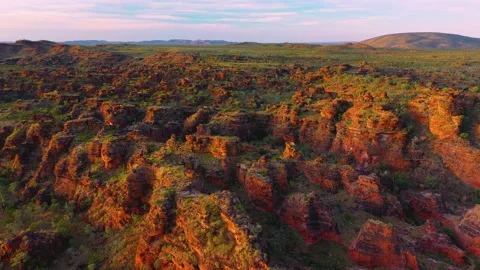 Pull out of Hidden Valley Kununurra Western Australia Vídeos de archivo 197108155