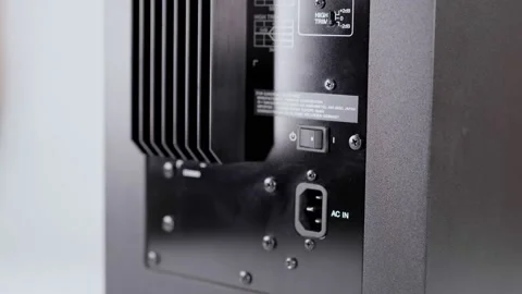 Pull out the power cable and insert it back Stock Footage 197992450