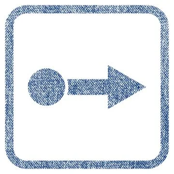 Pull Right Fabric Textured Icon 스톡 일러스트