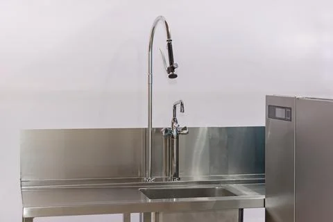 Pull Sprayer Faucet Kitchen Stock Photos