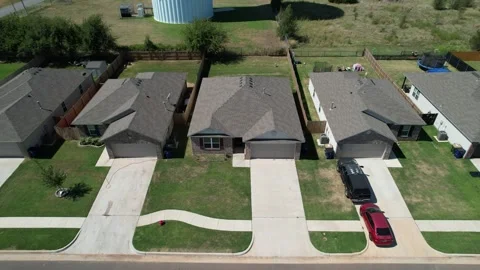 Pull in of suburb home Stock Footage 240220777