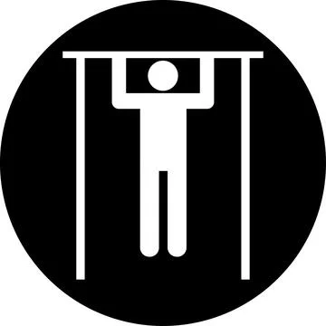 Pull ups icon. Иллюстрация