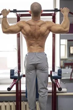 Pull-ups man Stock Photos