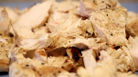 Pulled BBQ Chicken Stock Footage 50940286