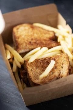 Pulled beef sandwich Stock Photos