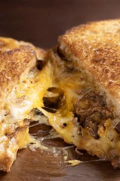 Pulled beef sandwich Stock Photos