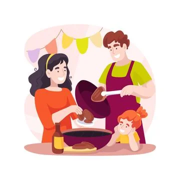 Pulled chicken isolated cartoon vector illustration. Stock Illustration