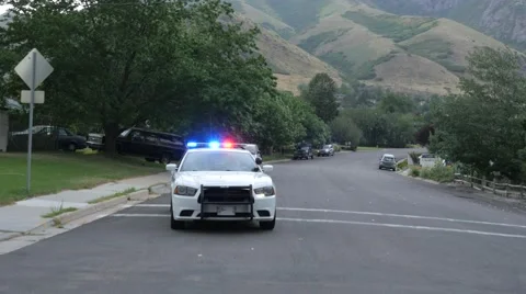 Pulled over by the police . Video stock 57681313