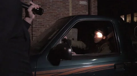 Pulled Over - Reverse 스톡 동영상 43688526