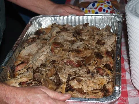 Pulled Pork Dish Stock Photos