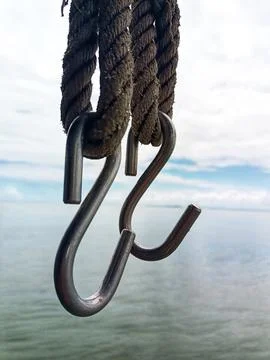 The pulley is installed as a tool that really helps. Stock Photos