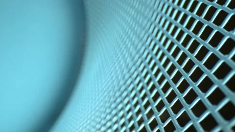 Pulling away from a metal lattice grid where the bottom portion is Stock Footage 171800282