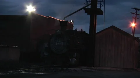 Pulling Away From the Sand Tower Stock Footage 43800865