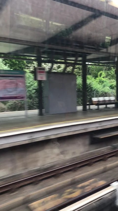 Pulling Away From The Station Stock Footage 149326914