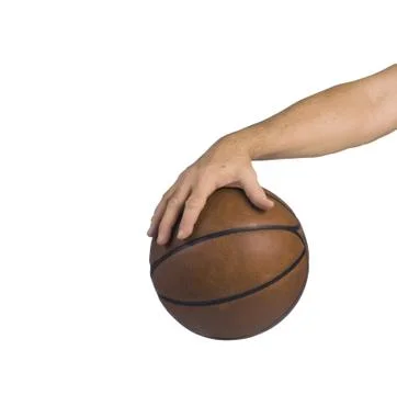 Pulling The Basketball In Stock Photos
