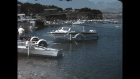 Pulling the Boat 1963 Stock Footage 310561021