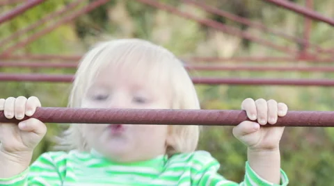 Pulling up child Stock Footage 42095116