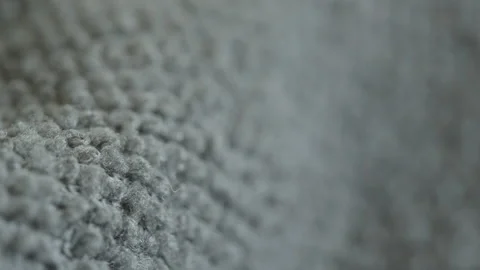 Pulling focus on grey microfiber towel 4K video Stock Footage 172273257
