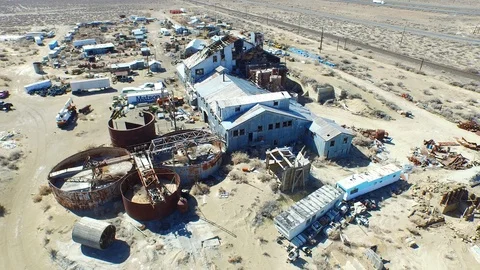 Pulling out to the East of the Old Mill looking West 000712 DJI_0012 Stock Footage 90565411