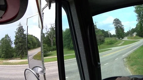 Pulling out into roadway Stock Footage 71089021