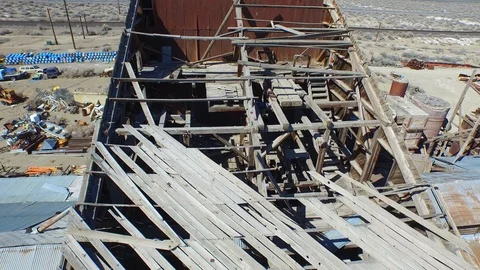 Pulling out from Rooftop to Wide View 001624 DJI_0012 Stock Footage 90018951