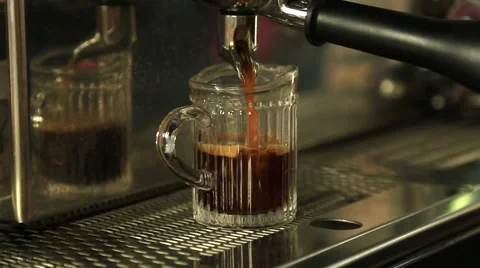 Pulling A Shot of Espresso Stock Footage 65483844