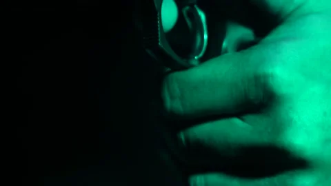 Pulling trigger of a gun. Stock Footage 146200951