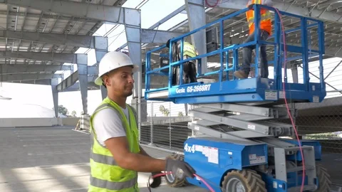 Pulling The Wire Stock Footage 123947773