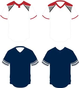 Pullover and Two Button Jersey Vectors Illustrazione stock