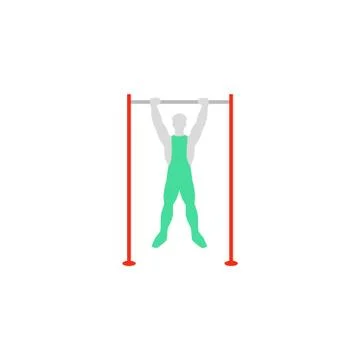 Pullups Icon Vector Stock Illustration