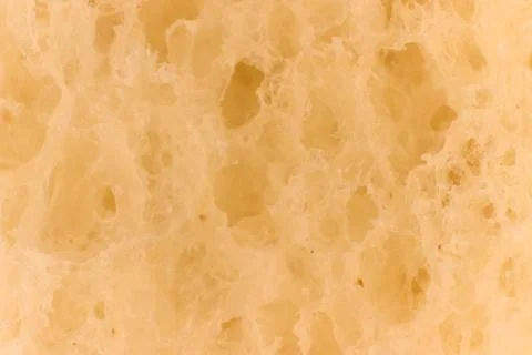 Pulp of bread macro closeup. Texture background. Loaf. Stock Photos