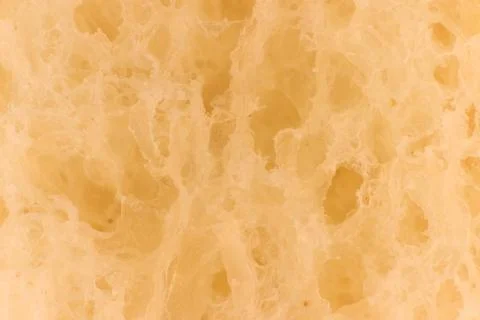 Pulp of bread macro closeup. Texture background. Stock Photos