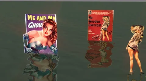 Pulp Fiction Cover Parade Stock Footage 46437264