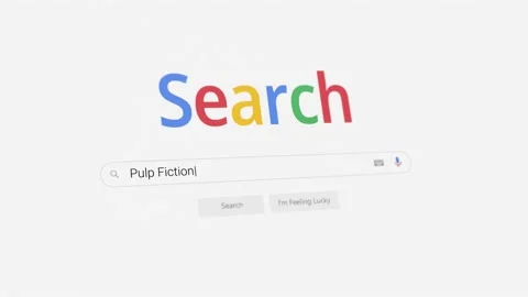Pulp Fiction search on the internet bar Stock Footage 270910411