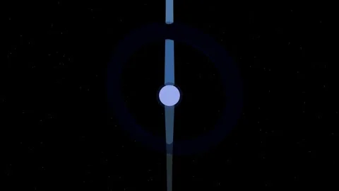 Pulsar Neutron Star Beam 4K Stock Footage 338383620