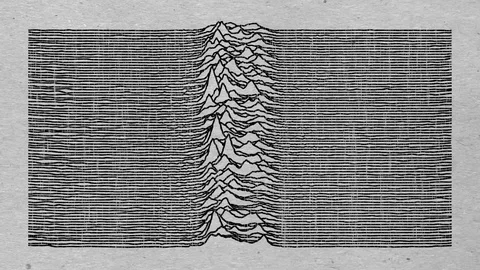 Pulsar spectral wave, scrible paper - science, math Stock Footage 89556505