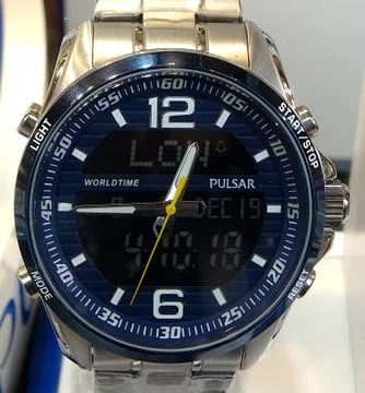 Pulsar Wristwatch Stock Photos