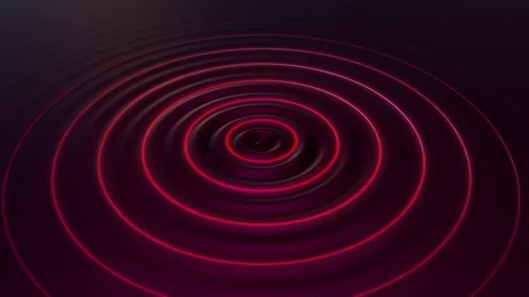 Pulsating 3D Audio Waves Stock-Footage 262623512