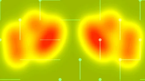 Pulsating abstract blue technology background with glowing circuit connection Stock Footage 336770554