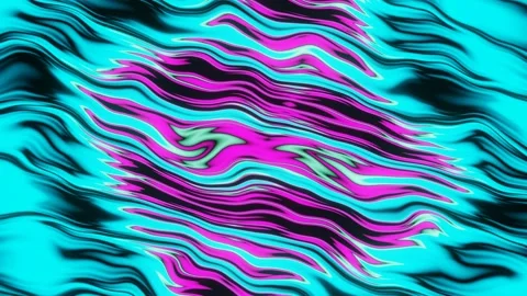 Pulsating abstract neon multicolored lines. Stock Footage 194388275