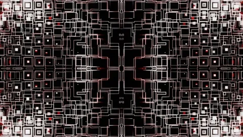 Pulsating abstract shape animation for LED panels and screens Stock Footage 172507310