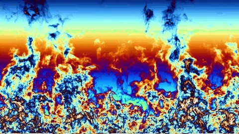 Pulsating acid fire all over the screen. Stock Footage 239595687