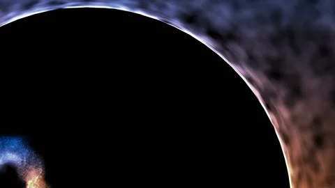 Pulsating arch with a core. Place for text. Seamless loop. Stock Footage 90377158