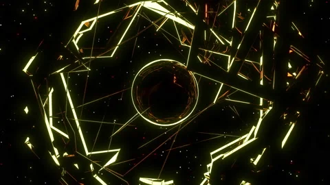 Pulsating black hole Stock Footage 223369400