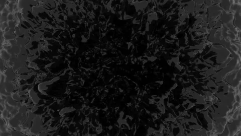 The pulsating black liquid forms a beautiful pattern. Stock Footage 146567366