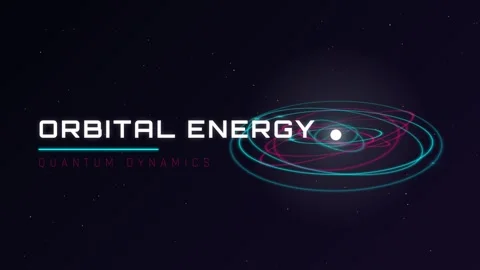 Pulsating blue orbital energy network connecting global data nodes in deep .. Video stock 337577649