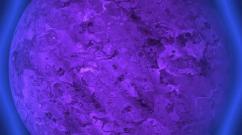 Pulsating blue sun. Motion abstraction Stock Footage 36036607