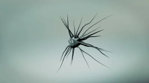 Pulsating Cell Mutation Stock Footage 40589796