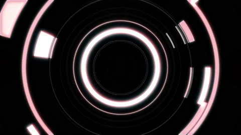 Pulsating Circles Stock Footage 88826609