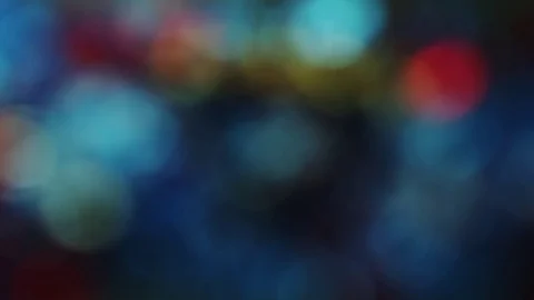 Pulsating circular bokeh blue &amp; red Stock Footage 119285583